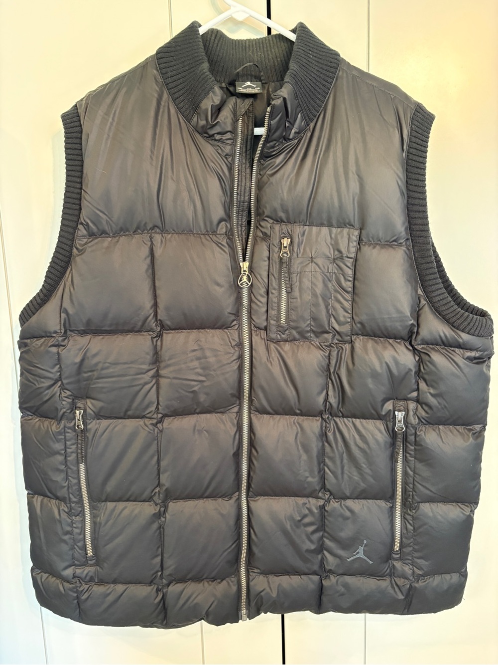 Jordan Men’s Black Quilted Puffer Vest